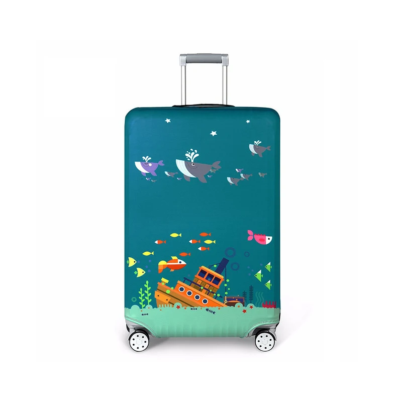 C Luggage Cover Чехол для багажа SEREQI сохраняет ваш дорожный костюм, чехол в чистоте и защищает 18-32 дюйма, пылезащитный чехол на колесиках, чехол для багажа, чехол для багажника - Цвет: C Luggage Cover