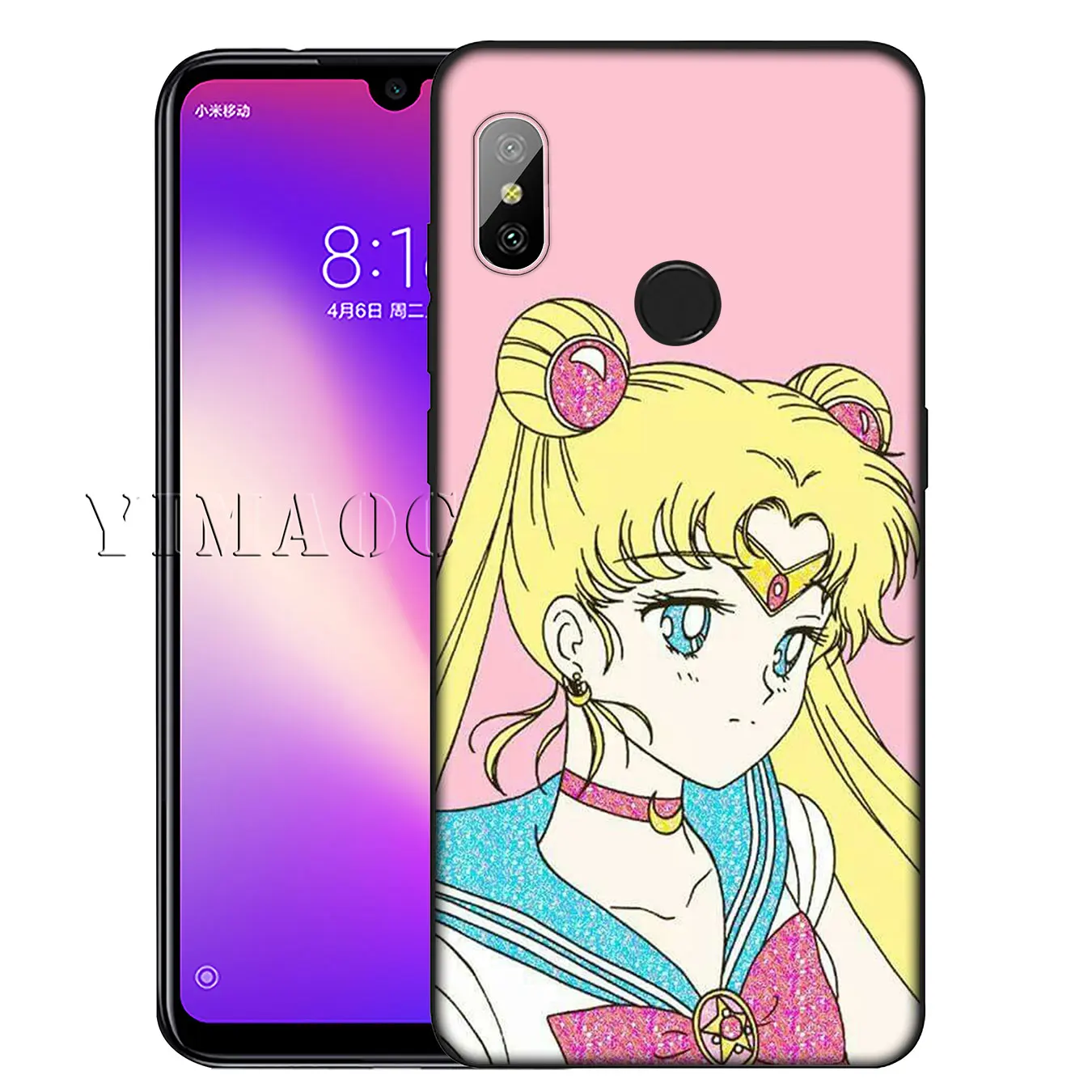 Мягкий силиконовый чехол YIMAOC с аниме Сейлор Мун для Xiaomi Redmi K30 K20 8A 7A 6A 5A S2 GO Note 8 8T 7 5 6