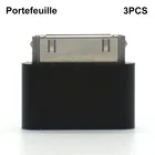 Portefeuille 3 шт. Micro USB разъем на 30 pin штекер зарядный кабель адаптер для Apple iPhone 4S 4 S 3GS iPad iPhone4 iPhone4S зарядка