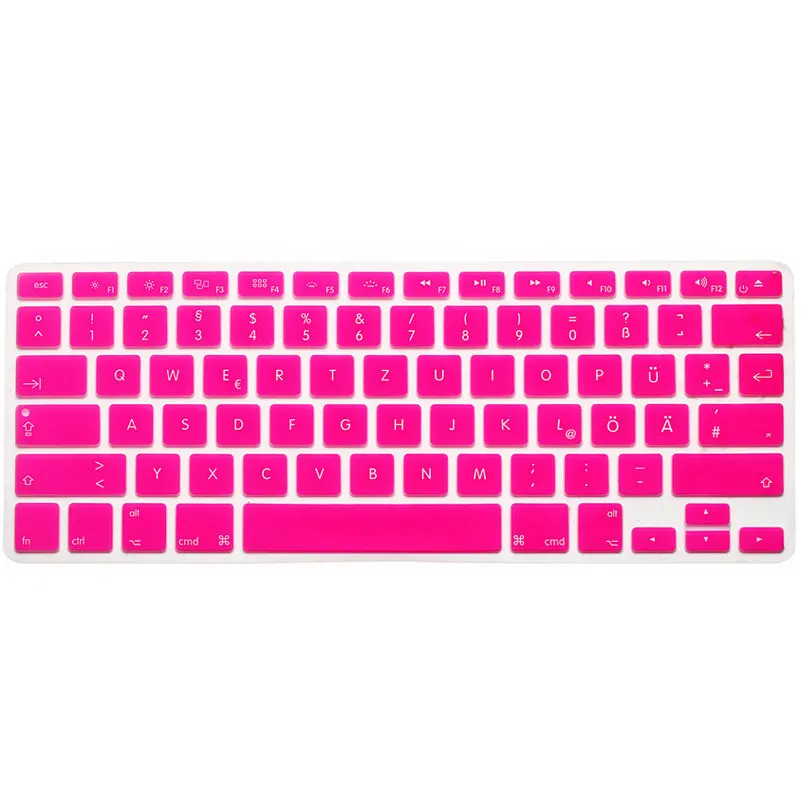 US Layout German Keyboard Cover Protector (100pcs) for Macbook Air Pro Retina 13&quot 15&quot 17&quot Laptop Skin Covers Mac book QWERTZ |