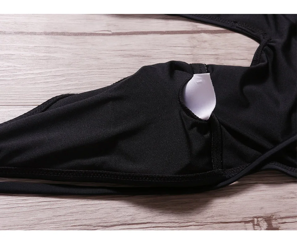 NAKIAEOI Новинка 2019 сексуальный цельный купальник женский с открытой спиной