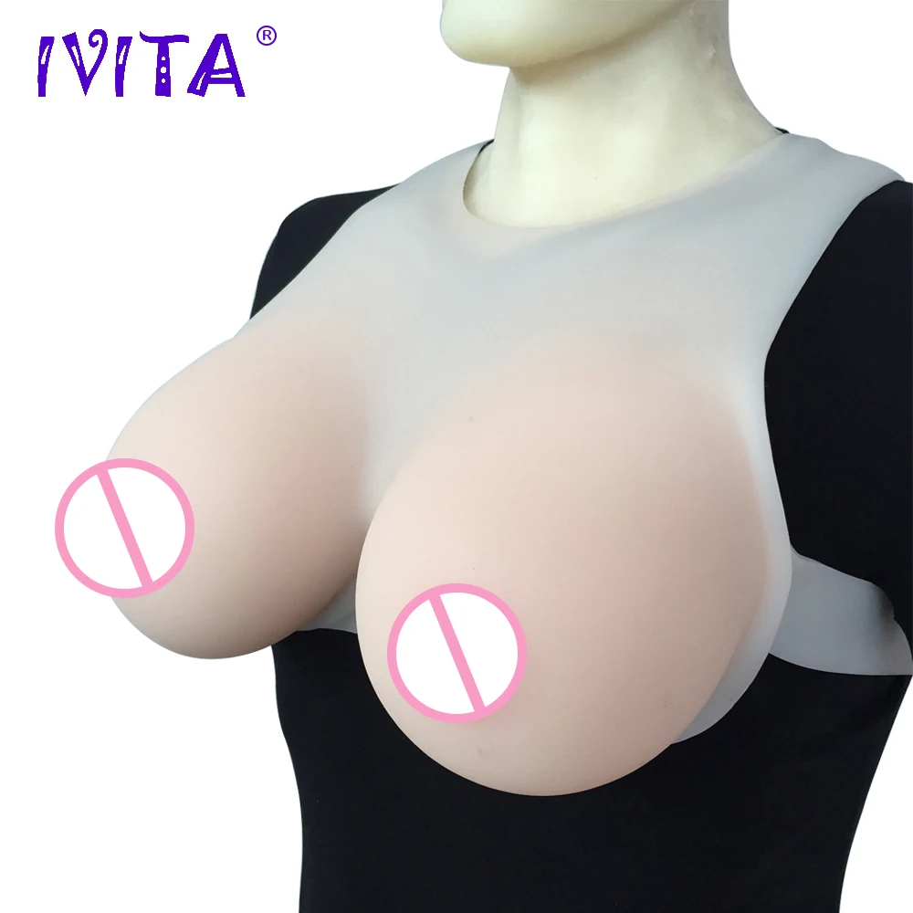 IVITA 6000 г реалистичные силиконовые формы груди поддельные для трансвеститов