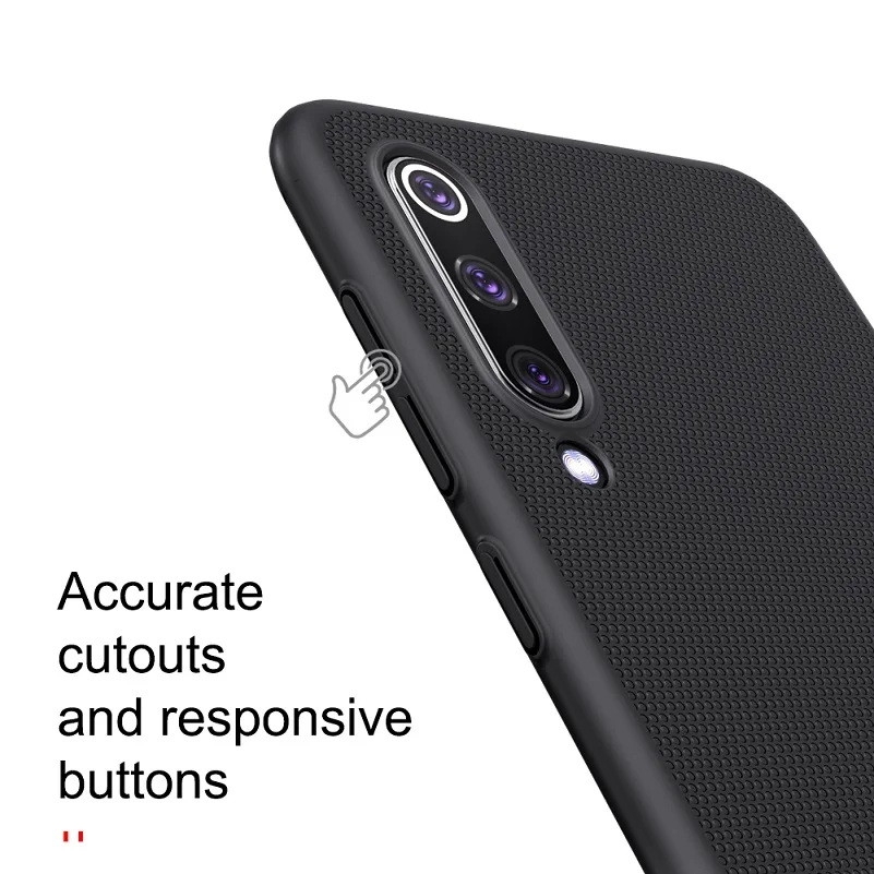 Для Xiaomi Mi 9 SE чехол 5,97 ''NILLKIN матовый ПК Жесткий чехол с подарочным держателем для телефона для Xiaomi Mi 9 SE чехол