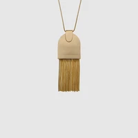 amorita boutique trendy tassels long chain necklace