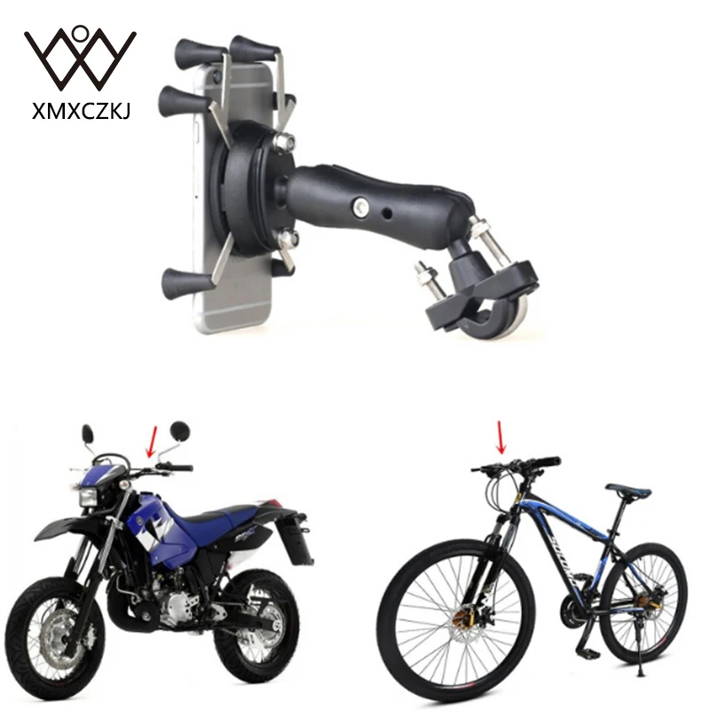 universal bike bicycle motorcycle mtb bike phone holder adjustable rail mount phone holder for iphone for samsung for gps free global shipping