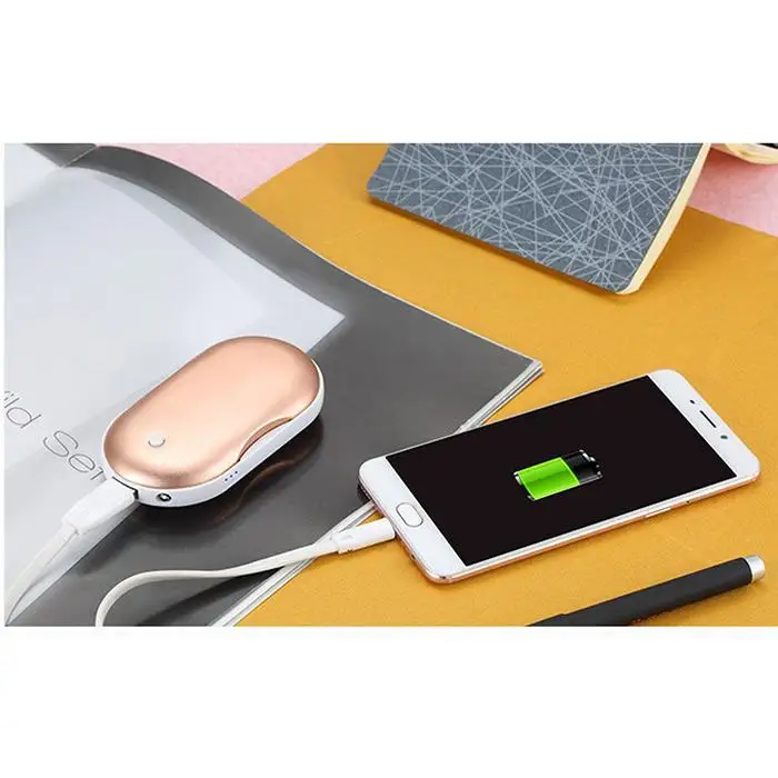 8000 mah 2 в 1 power Bank Теплый ручной Po вибрационный массаж внешний аккумулятор