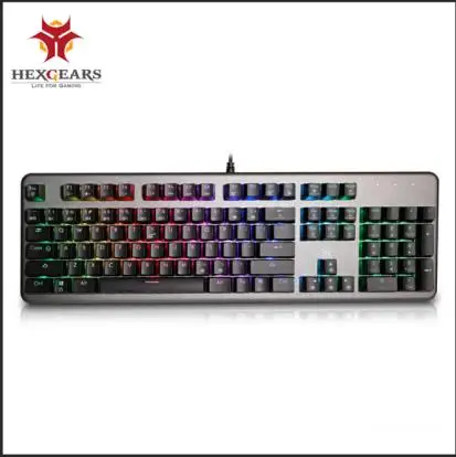 GK755-A Шестигранные GK755-A 104 ключ коробка переключатель механическая клавиатура клавишные колпачки pbt Механическая игровая клавиатура RGB задняя клавиатура с подсветкой - Цвет: GK755-A