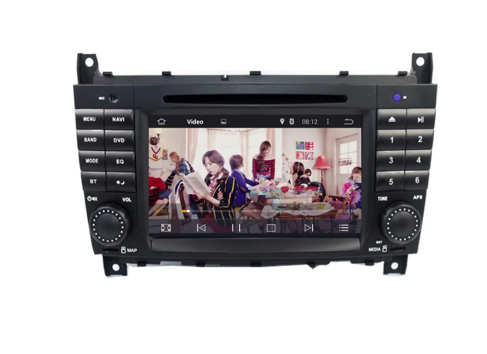 Автомобильный DVD для Mercedes Benz C Class W203 2004 2007 c200 C230 C240 C320 C350 CLK W209 2005 головное