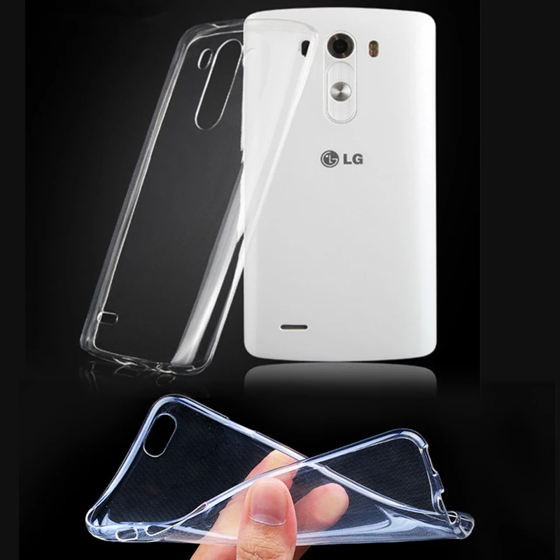Для LG G6/G5/G4/G3 ультратонкий кристально прозрачный чехол для телефона из мягкого