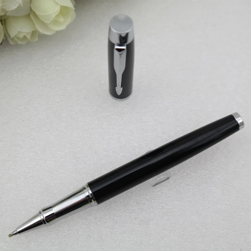 100pcs/lot  office supplies signature pens, water-based metal pearl pens wholesale customizable customer laser  logo  roller pen