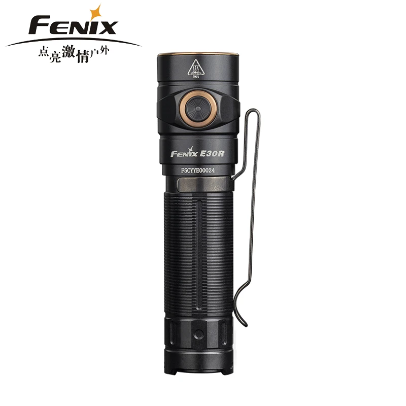Портативный уличный водонепроницаемый фонарик FENIX E30R с магнитной зарядкой 1600