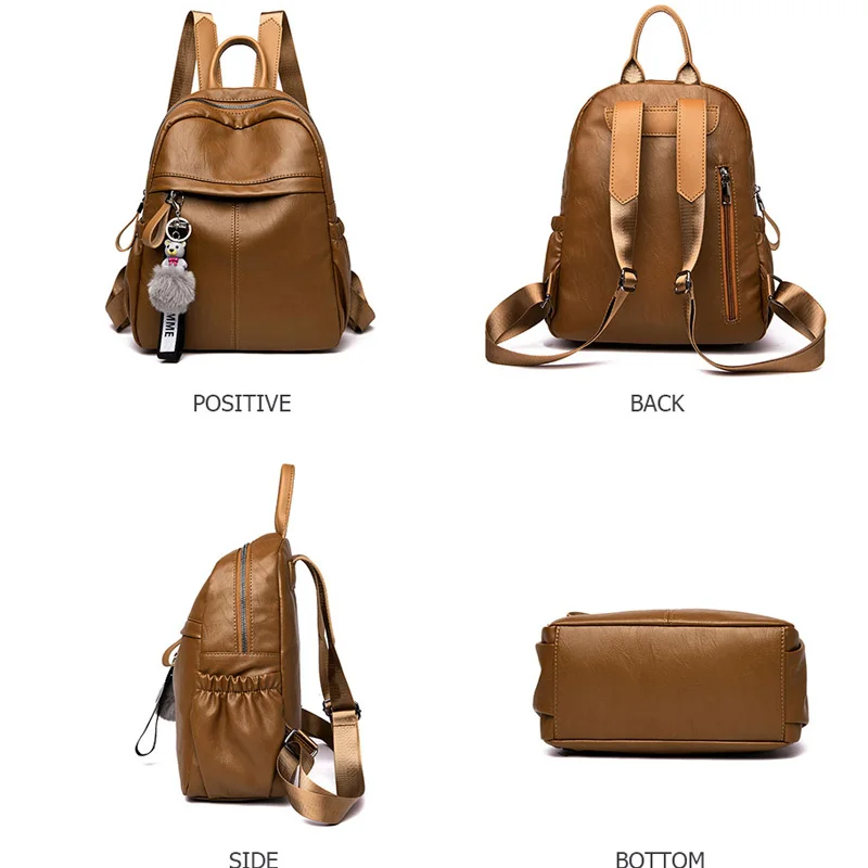 Женский роскошный рюкзак брендовая дизайнерская сумка повседневный для покупок