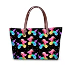 Индивидуальные женские сумки, воздушные шары, собаки, принт с животными, повседневные сумки-тоут для дам, дизайнерские вечерние сумки на плечо, Bolsa Feminina