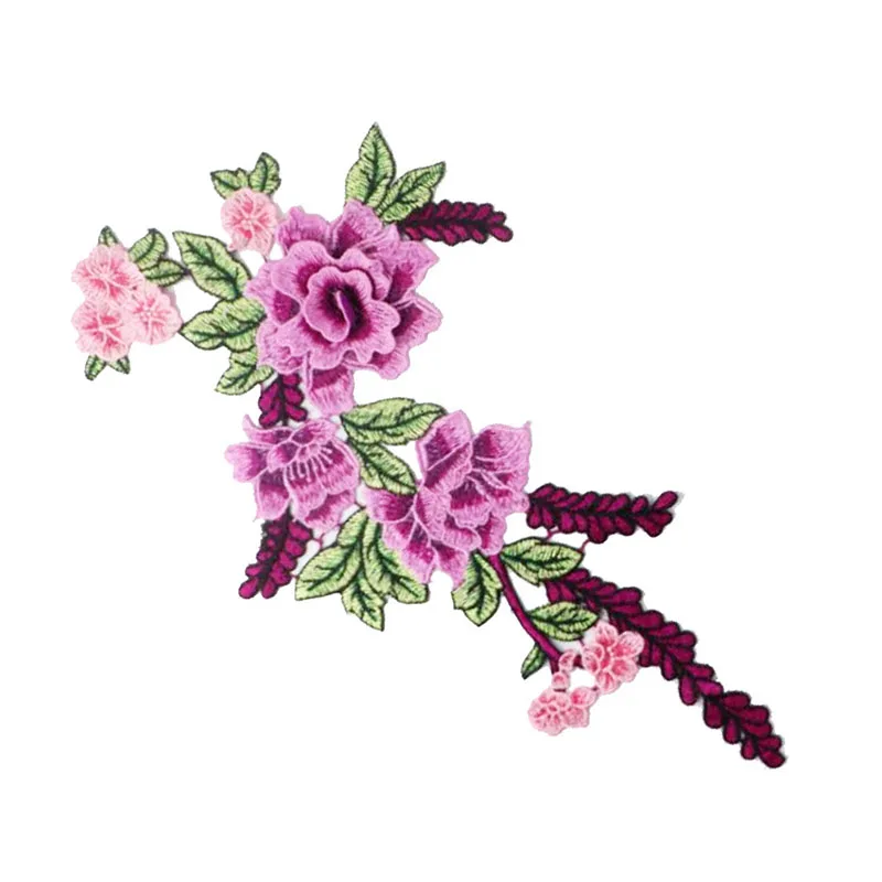 Высокое качество с аппликацией в виде цветка 1 шт. одежда аксессуары патчи