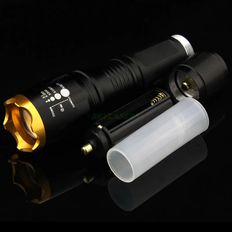 XM L T6 2000 люменов масштабируемый светодиодный вспышка светильник фонарь Фонари + 1 x