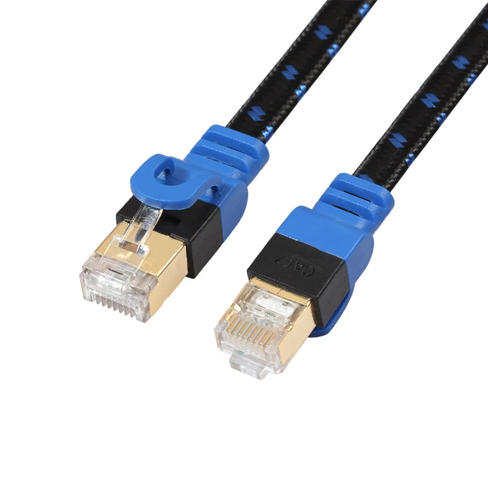 Ethernet кабель RJ45 CAT 7 CAT7 плоский сетевой LAN для маршрутизатора Switc 0 5 м/1 м/2 м/5 м/10 м/15