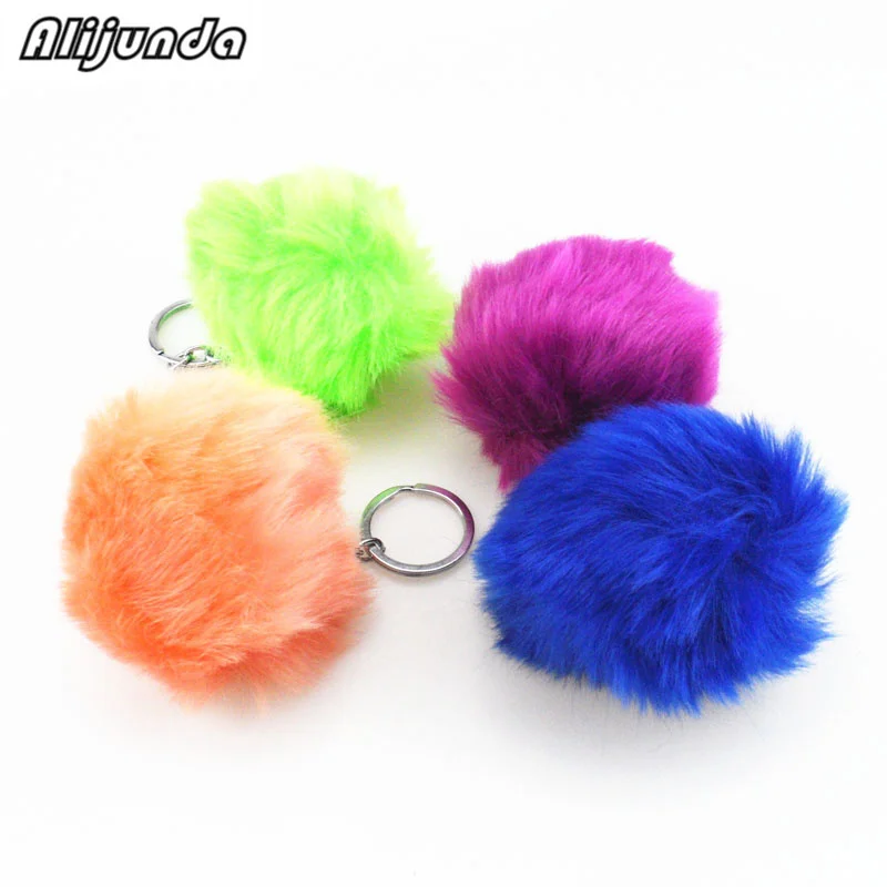 2018 простая плюшевая игрушка мяч помпон имитация кролика плюшевый брелок для Nissan