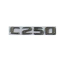 Плоский хромированный значок из АБС-пластика с надписью на задний багажник, значки, эмблема, наклейка для Mercedes Benz C Class C250 2017 -2019