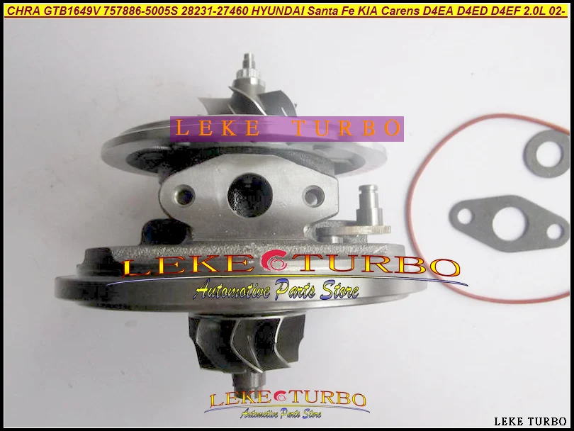 Картридж турбокомпрессора CHRA GTB1649V 757886 5003S 28231 27400 для HYUNDAI Tucson Sonata 05 Santa Fe KIA Magentis D4EA