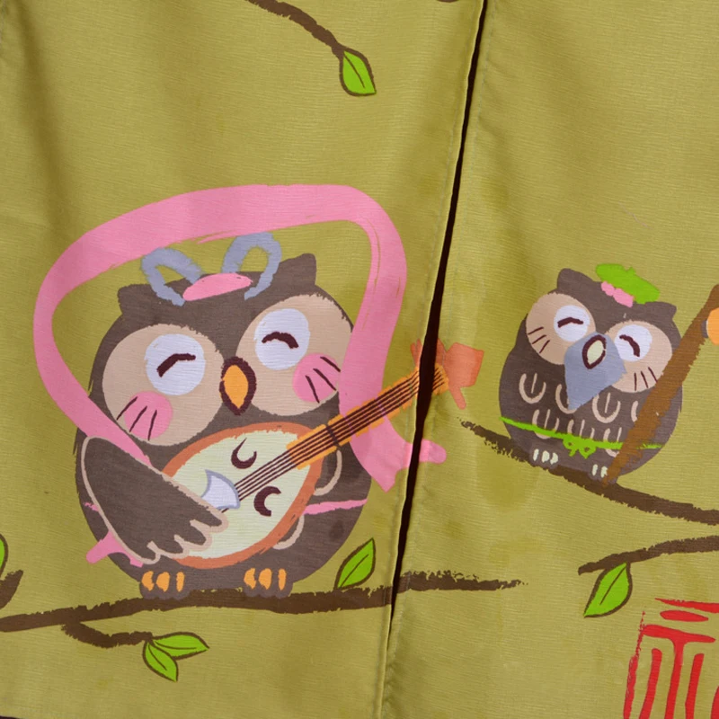 ZHH Европейский стиль мультфильм сова тени готовые шторы окна затемненные для