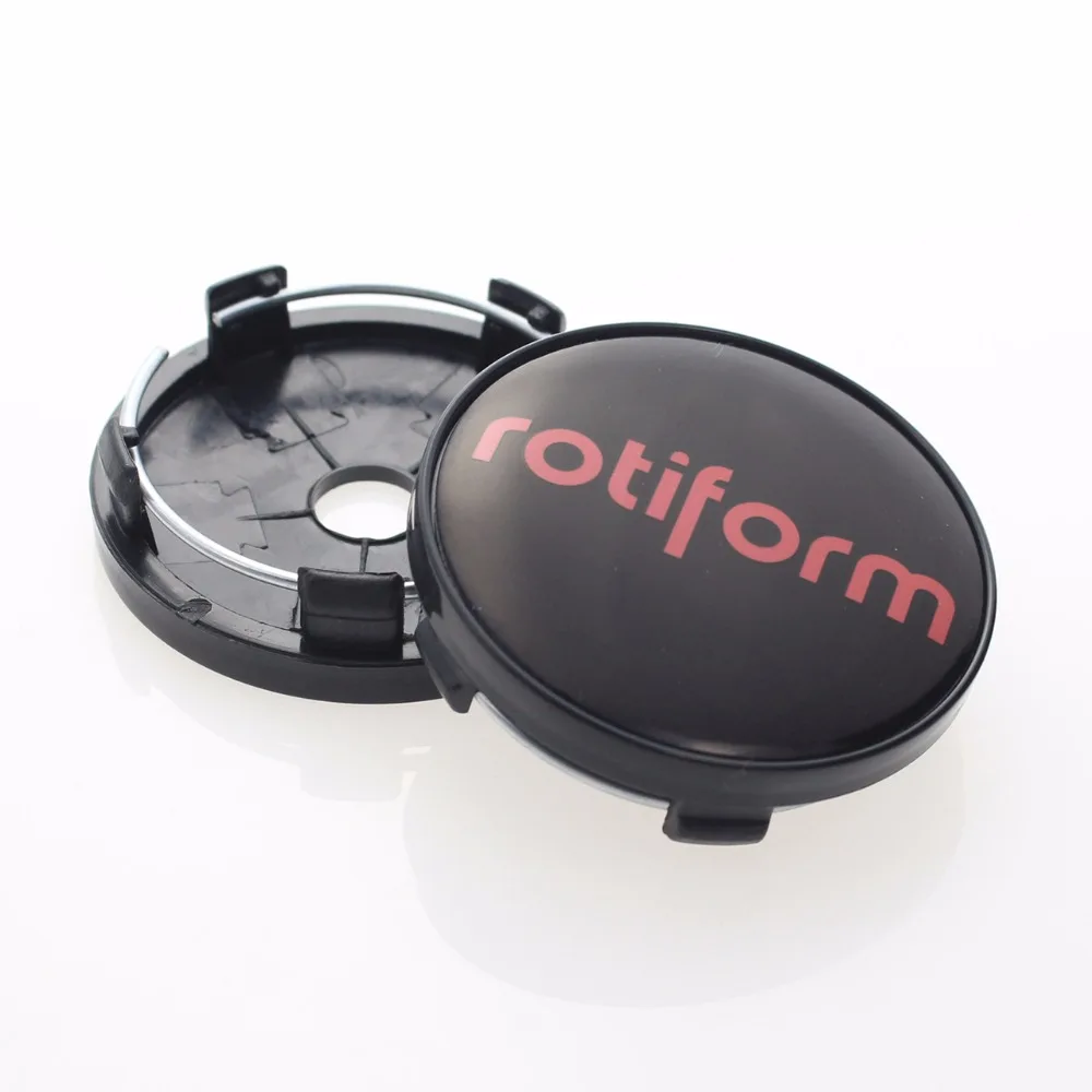 60 мм крышка центра колеса для обода крышка s серебро/черный Rotiform эмблема наклейка центральный De Las Tapas Llantas 4 шт./лот KOM POWER