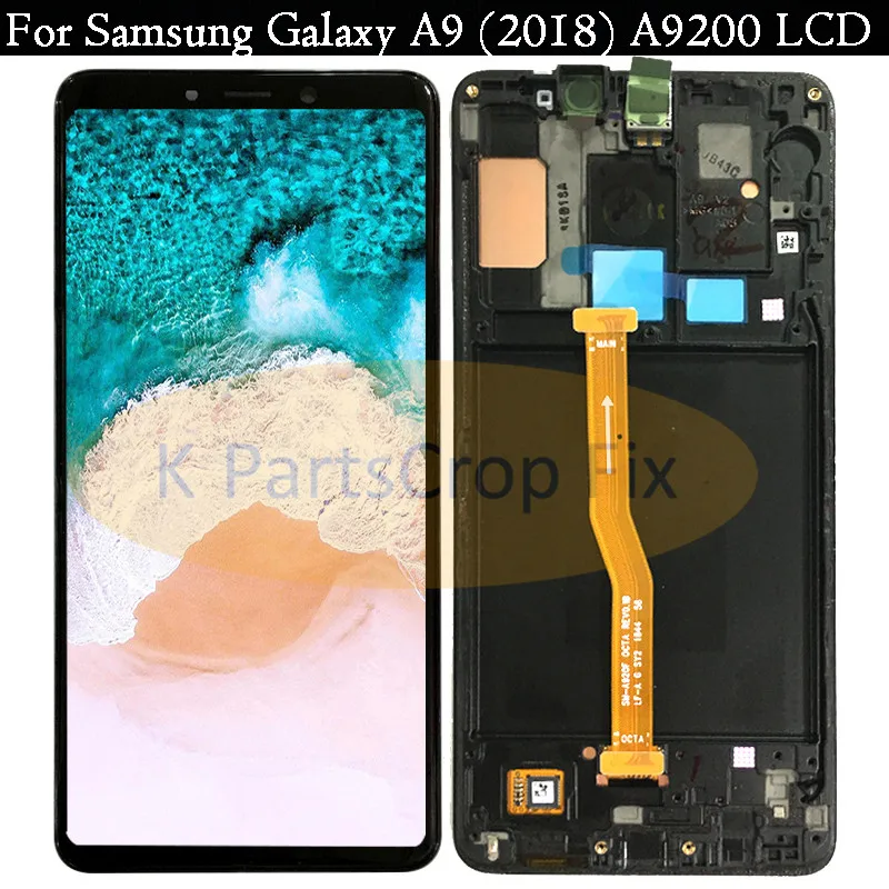 Для Samsung Galaxy A9 2018 A9s Star Pro SM A920F/DS ЖК дисплей сенсорный экран дигитайзер с рамкой для