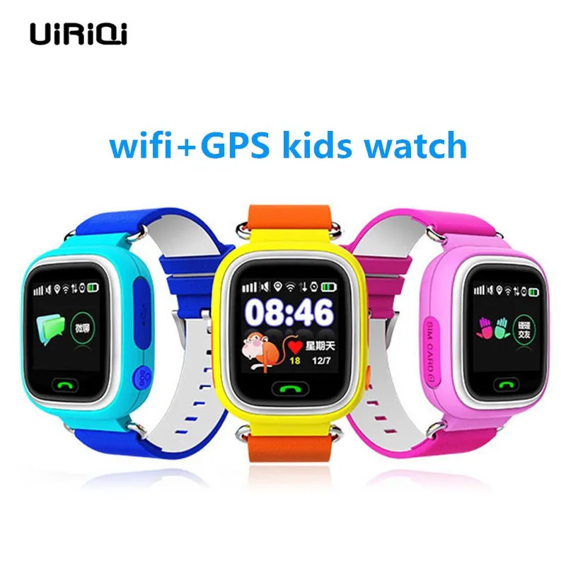 UiRiQi Детские GPS Смарт часы Wifi анти потерянные трекер LBS местоположение Детская