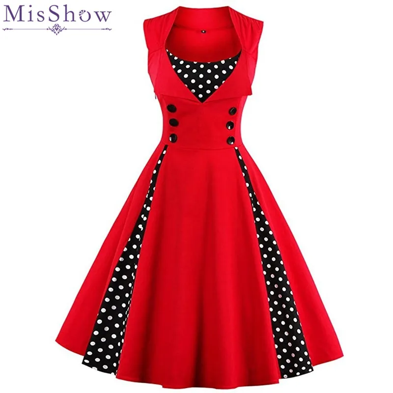 MisShow 2017 летнее платье женское больших размеров сарафан женская одежда винтажный