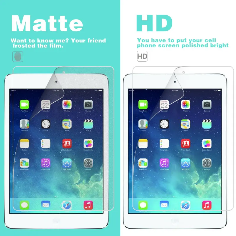 Антибликовая матовая пленка для APPLE Iphone Ipad Mini 2 7 9 дюйма HD Передняя прозрачная