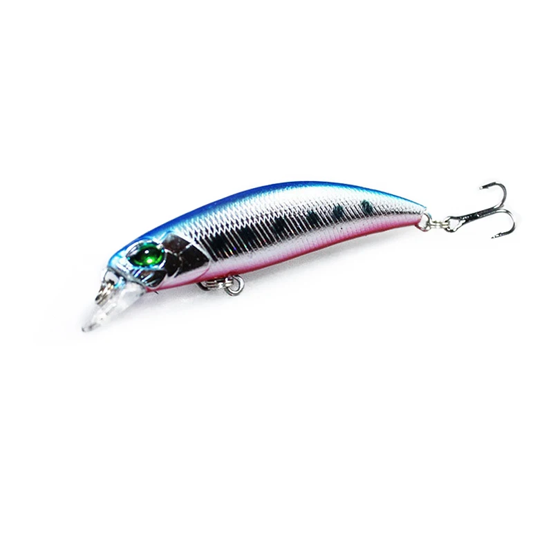 1 шт. Рыболовная Приманка Minnow лазерный жесткая искусственная приманка 3D глаза 6 5