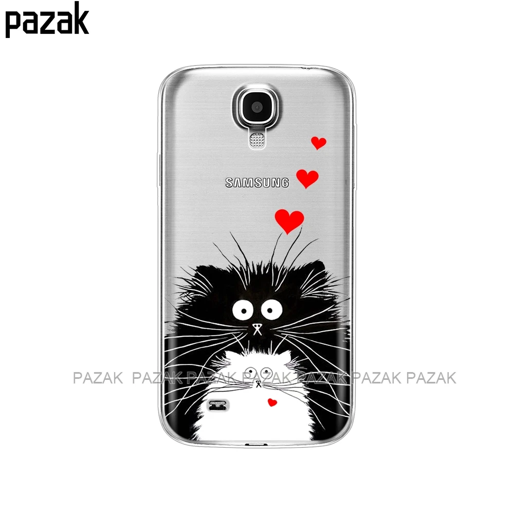 Silicone Soft Case For Samsung Galaxy S4 i9500 TPU Cover For Samsung S4 Phone shell da Hoesje Protective For S 4 phone shell - Цвет: 34336