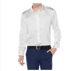 Рубашка мужская большого размера, рубашка из шелка тутового шелкопряда с длинным рукавом, рубашка для выращивания морали, размер XS - 6 xl, новинка 2022