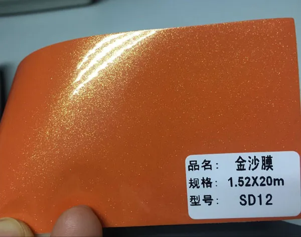 orange 10/20 Вт, 30 Вт/40/50/60x152 см Тиффани синий Жемчужный Блеск виниловые наклейки для оклеивания авто с эффектом хромирования наклейки на автомобиль для укладки волос золотого песка пленка жемчуг с запахом - Название цвета: orange