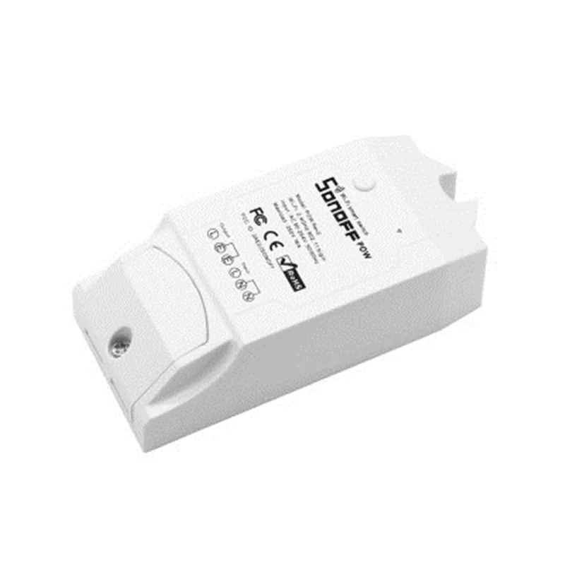 Интеллектуальный выключатель света Sonoff Pow R2 15A Интеллектуальный переключатель Wi-Fi монитор энергии Применение интеллектное устройство передачи энергии измерительный переключатель Wi-Fi приложение Управление работает с Amazon Alexa