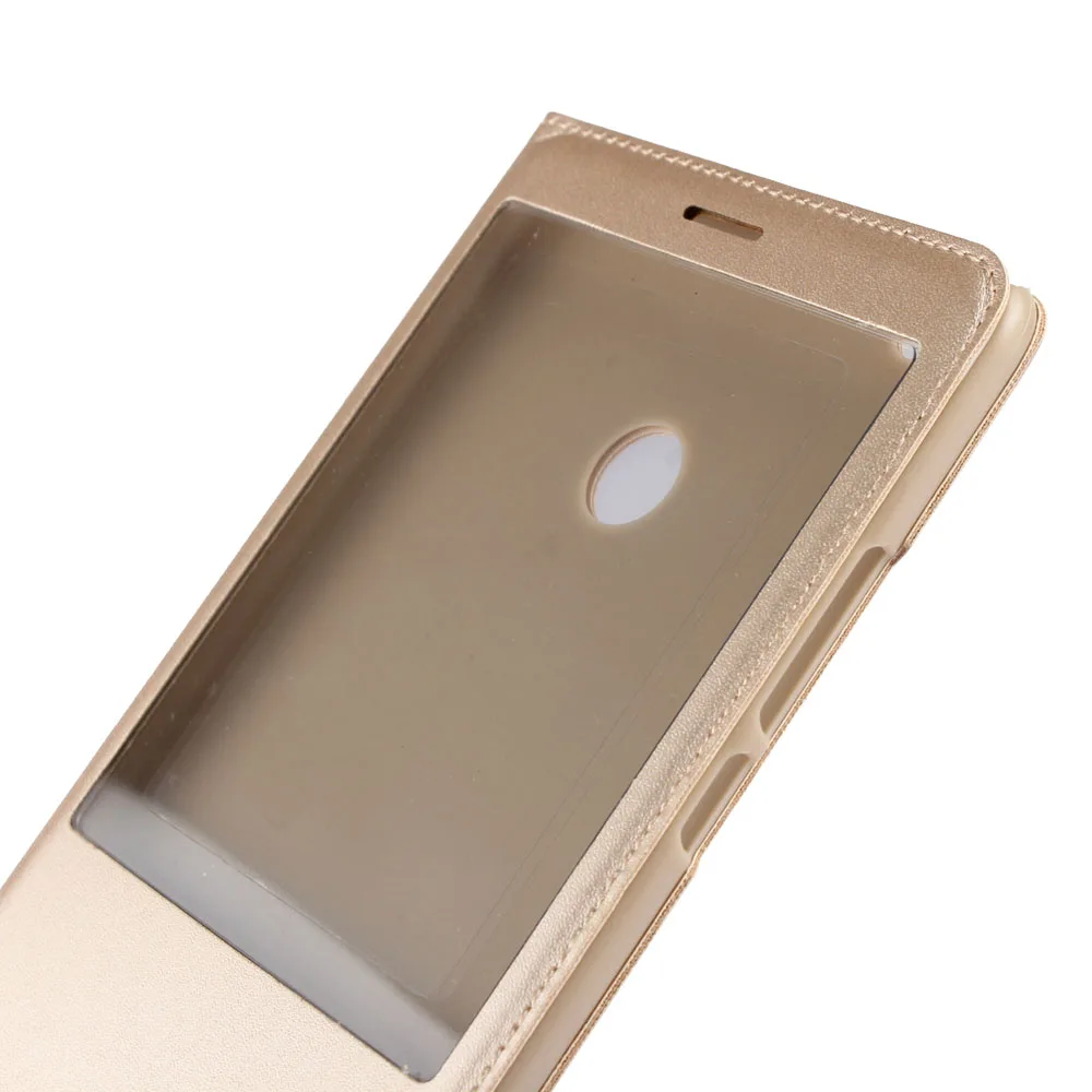 Uftemr чехол для телефона для Xiaomi mi MAX 2, чехол с окошком для просмотра ответа на звонки, кожаный чехол с откидной крышкой для mi max 2 max2, чехол-книжка