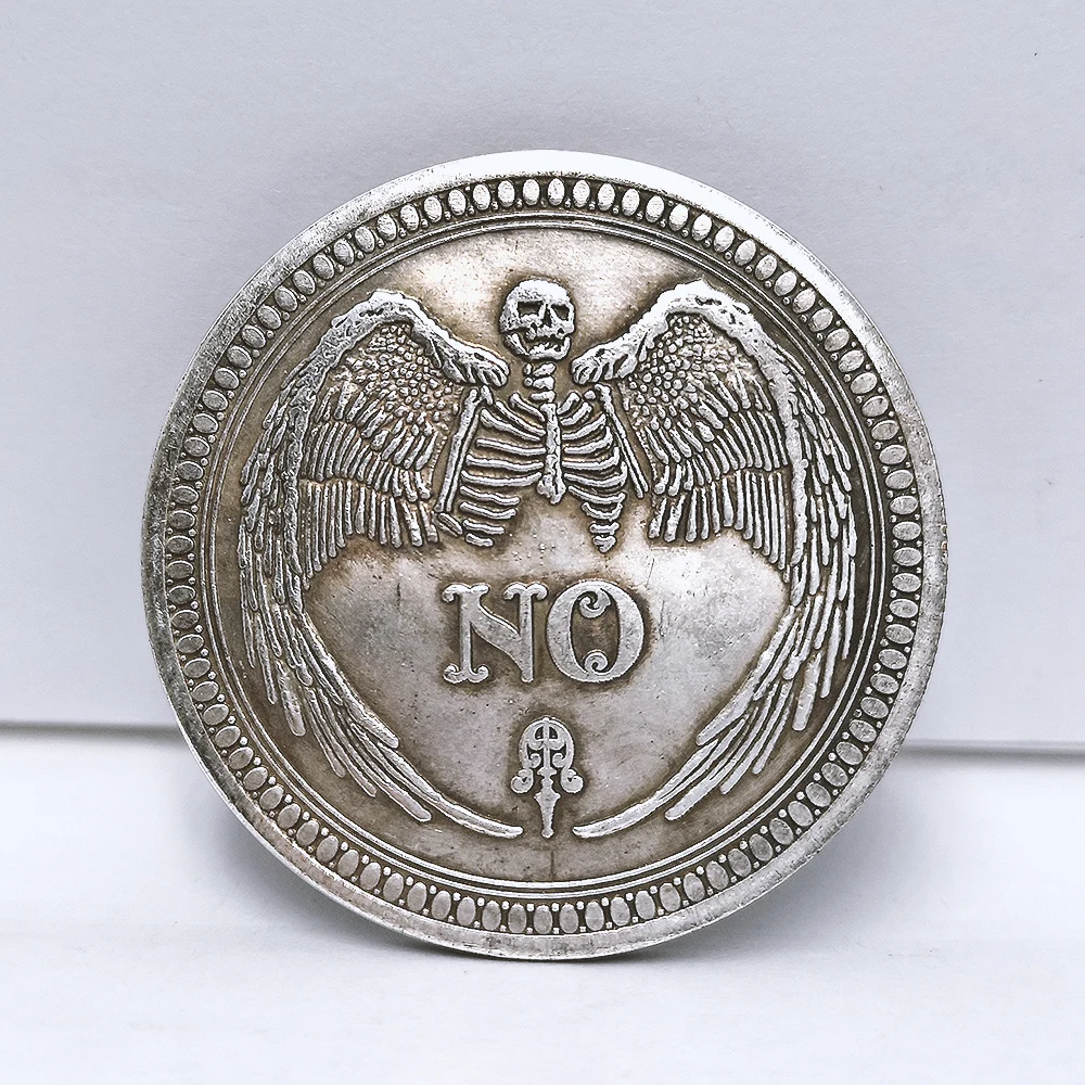 Хобо никелевые монеты да нет черепа коллекционные подарки с серебряным