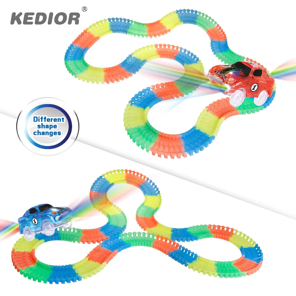 Гоночная Электроника светящийся автомобильный мост туннельный трек части для