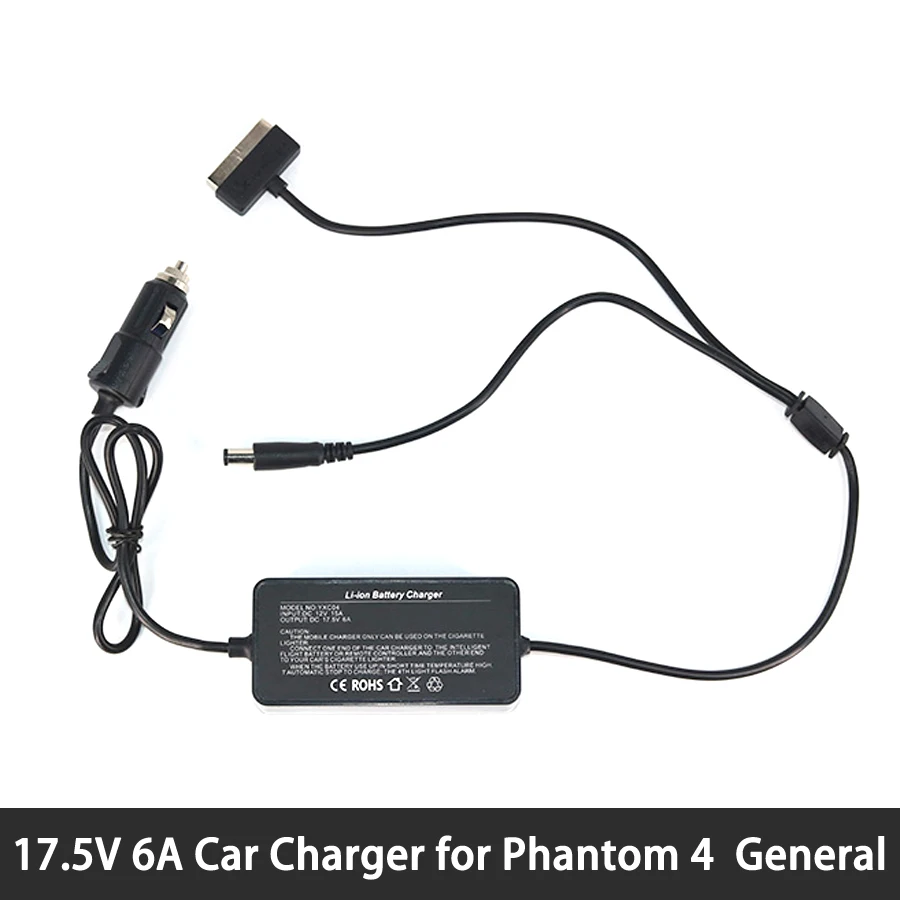 Интеллектуальное автомобильное зарядное устройство Phantom 4 PRO 17 5 V 6A Быстрая
