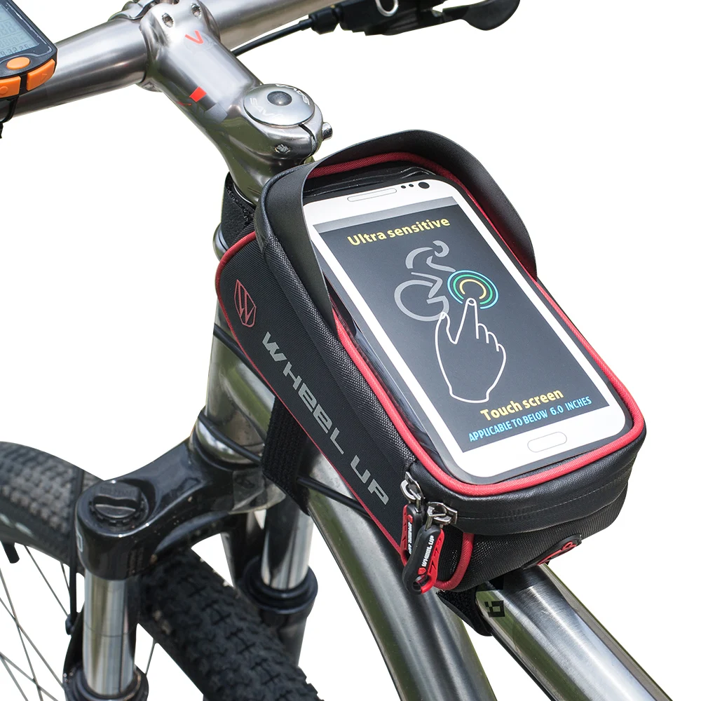 Сумка для мобильного телефона с защитой от дождя|bag bike|bicycle front bagbicycle frame bag |