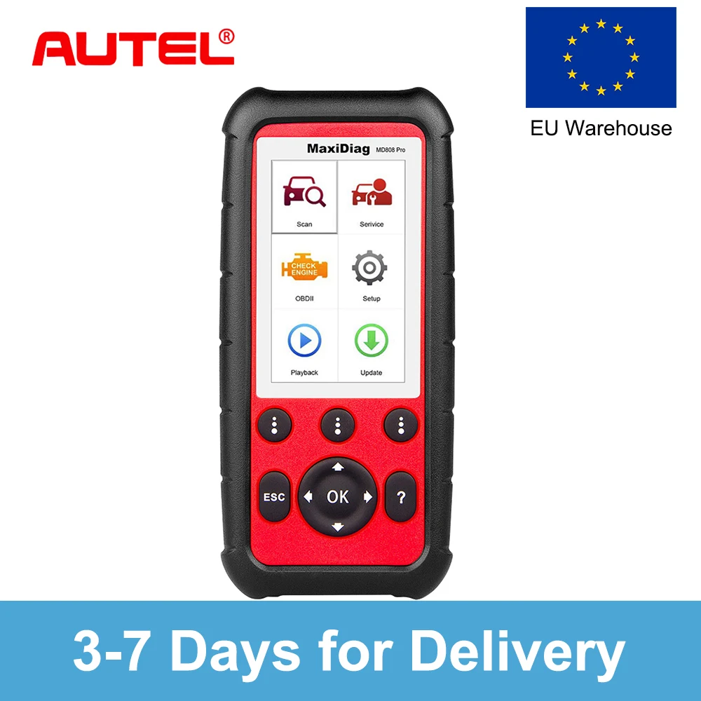 Autel Maxidiag MD808 PRO полная система OBD2 автоматический сканер диагностический инструмент OBD 2 Автомобильный диагностический сканер Eobd автоматический сканер инструмент