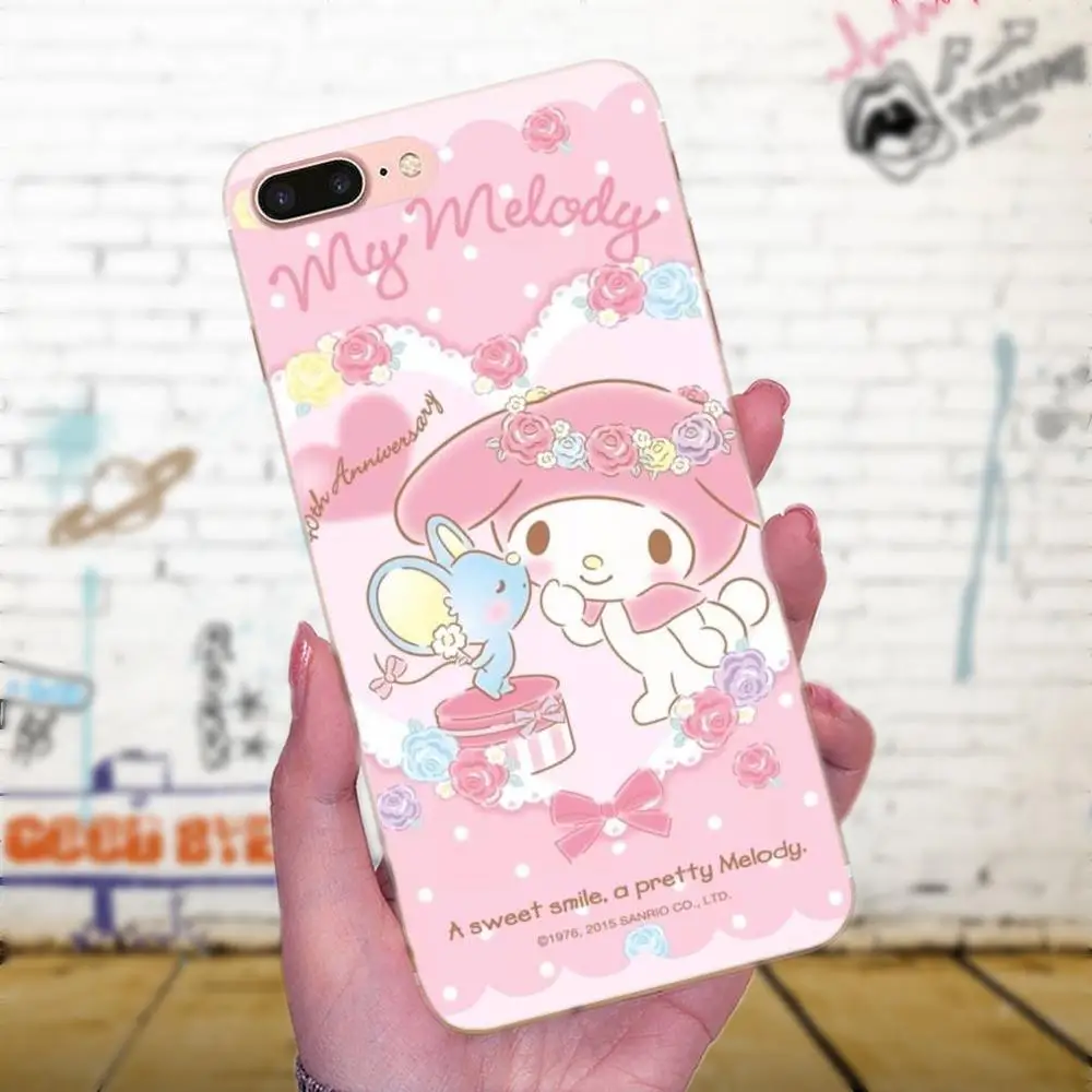 Симпатичные My Melody Little Twin Stars для Galaxy A3 A5 A7 On5 On7 2015 2016 2017 Grand Alpha G850 Core2 Prime S2