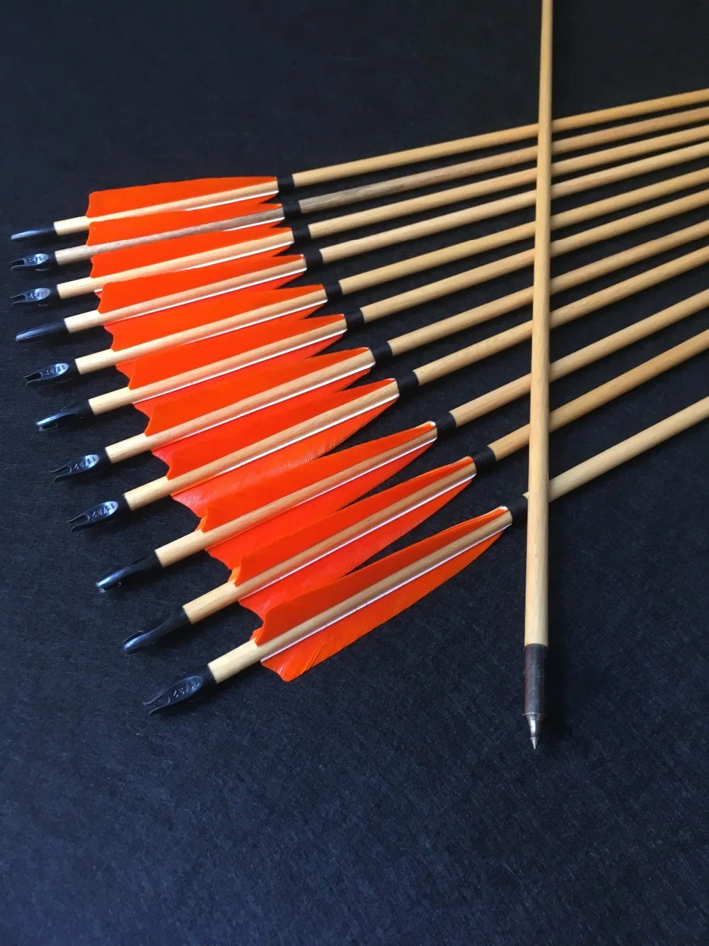 6/12 шт переносная деревянная стрела турецкое перо деревянные стрелы стрельба из