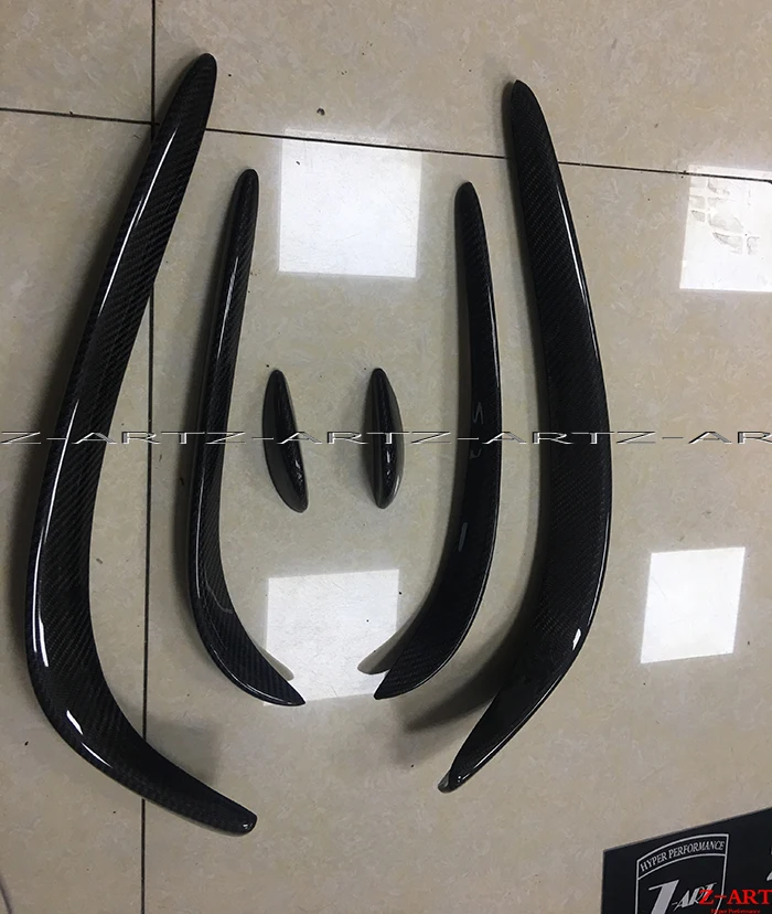 Z ART rearl углеродное волокно спереди сплитер для Mercedes Benz W205 углерода передние щитки
