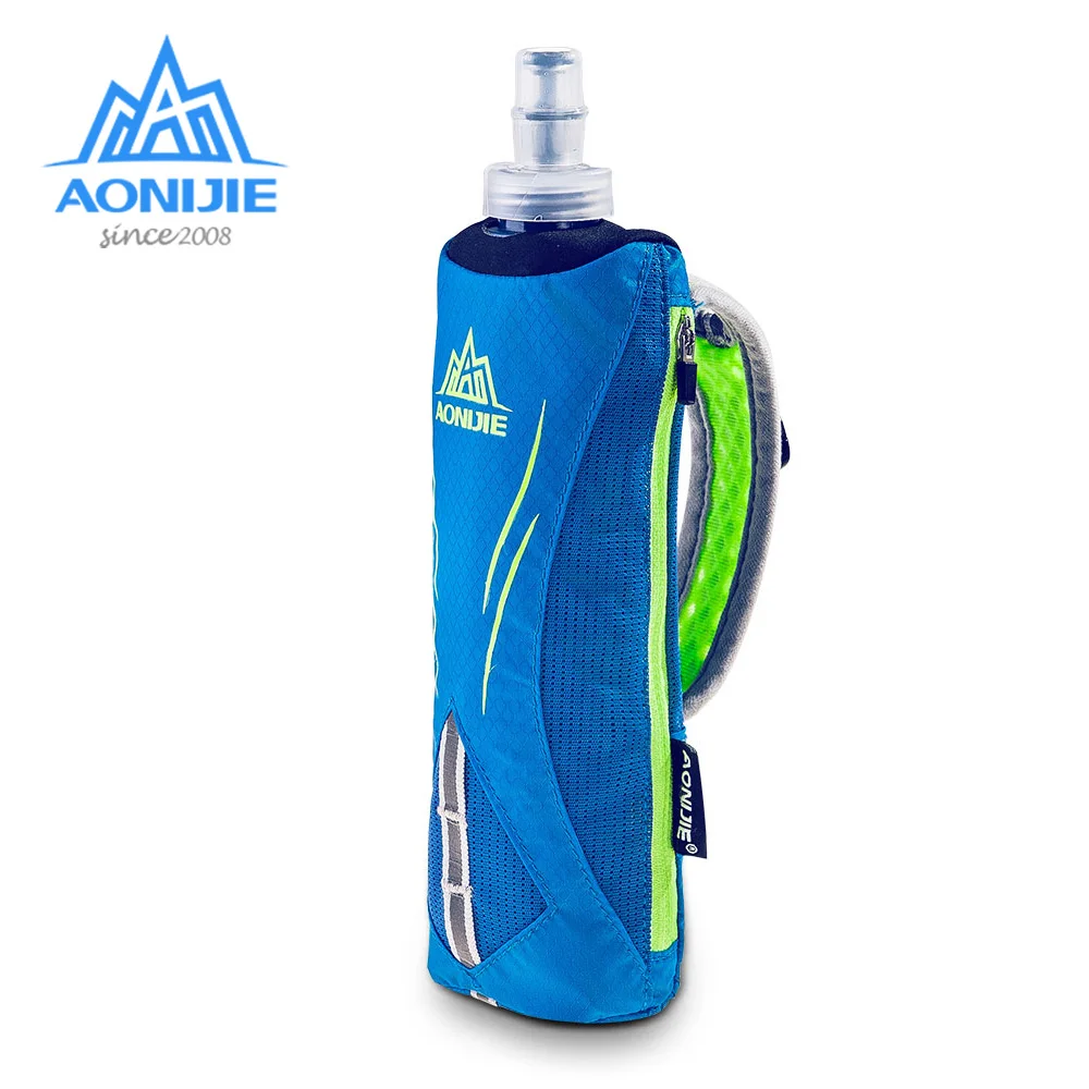 AONIJIE E908 Беговая ручная бутылка для воды, держатель для чайника, сумка для хранения на запястье, гидратационный пакет, мягкая фляга для воды, марафонская гонка