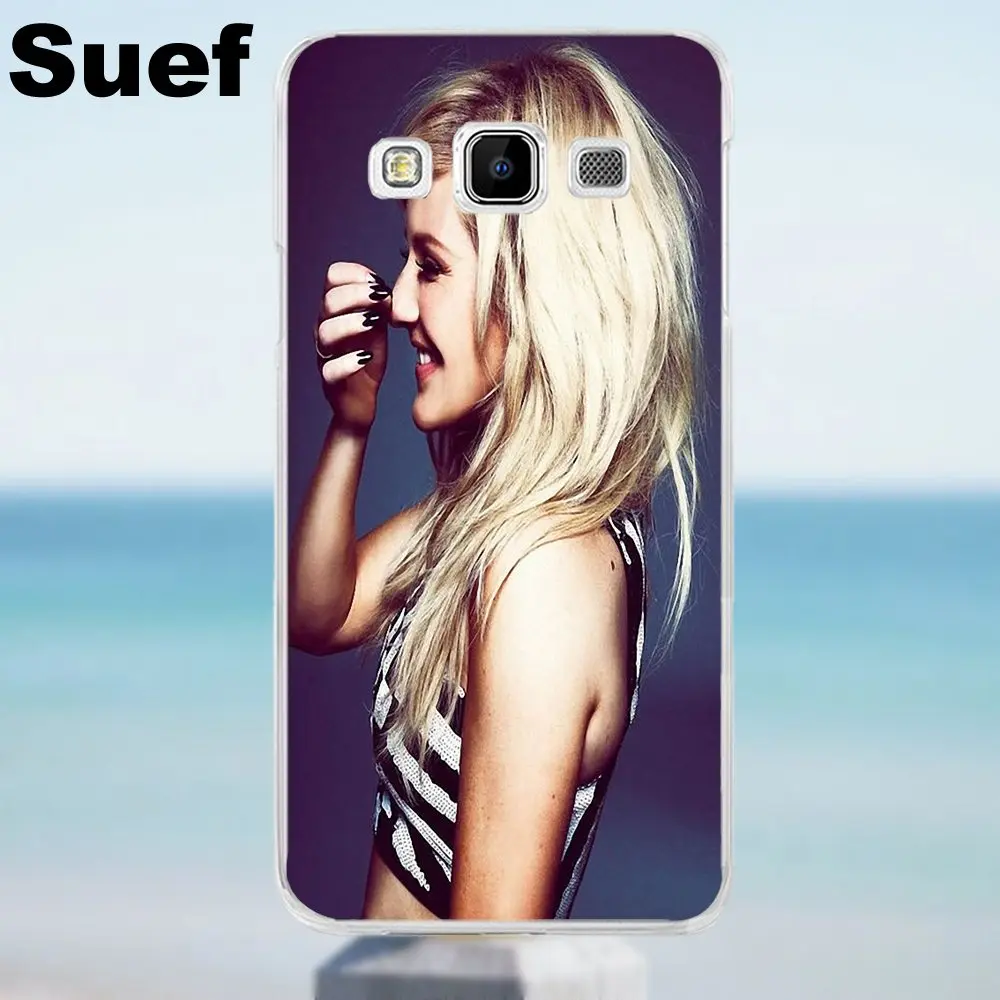 Suef для Galaxy Alpha Core Prime Note 2 3 4 5 S3 S4 S5 S6 S7 S8 mini edge Plus мягкие чехлы из ТПУ Ellie Goulding на мой