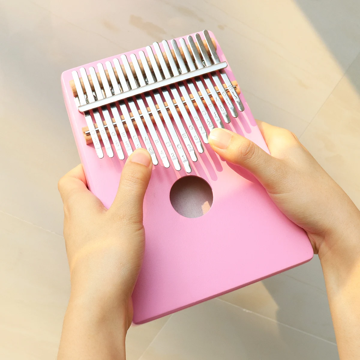 17 клавишных фортепиано калимба одна доска сосна Mbira мини клавиатура Инструмент