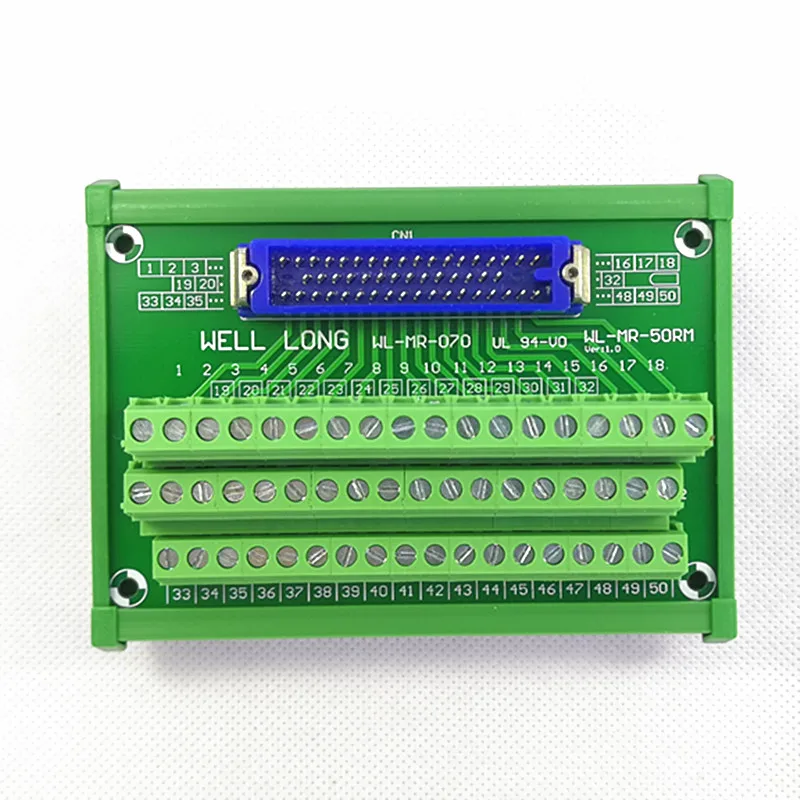 MR-50M MR-50RMD2+ DIN Rail Mount Interface Module Male Header Breakout Board I/O Terminal Block Connector. | Обустройство дома