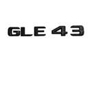 Матовый черный ABS GLE 43 пластиковый автомобильный багажник, эмблема, эмблема, наклейка для Mercedes Benz GLE Class GLE43 AMG