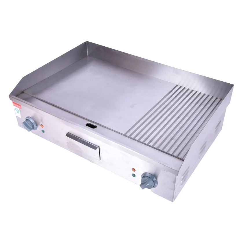 Сковорода рифленая из нержавеющей стали 220 В/110 В 1 шт.|electric contact grill|electric griddlecontact grill
