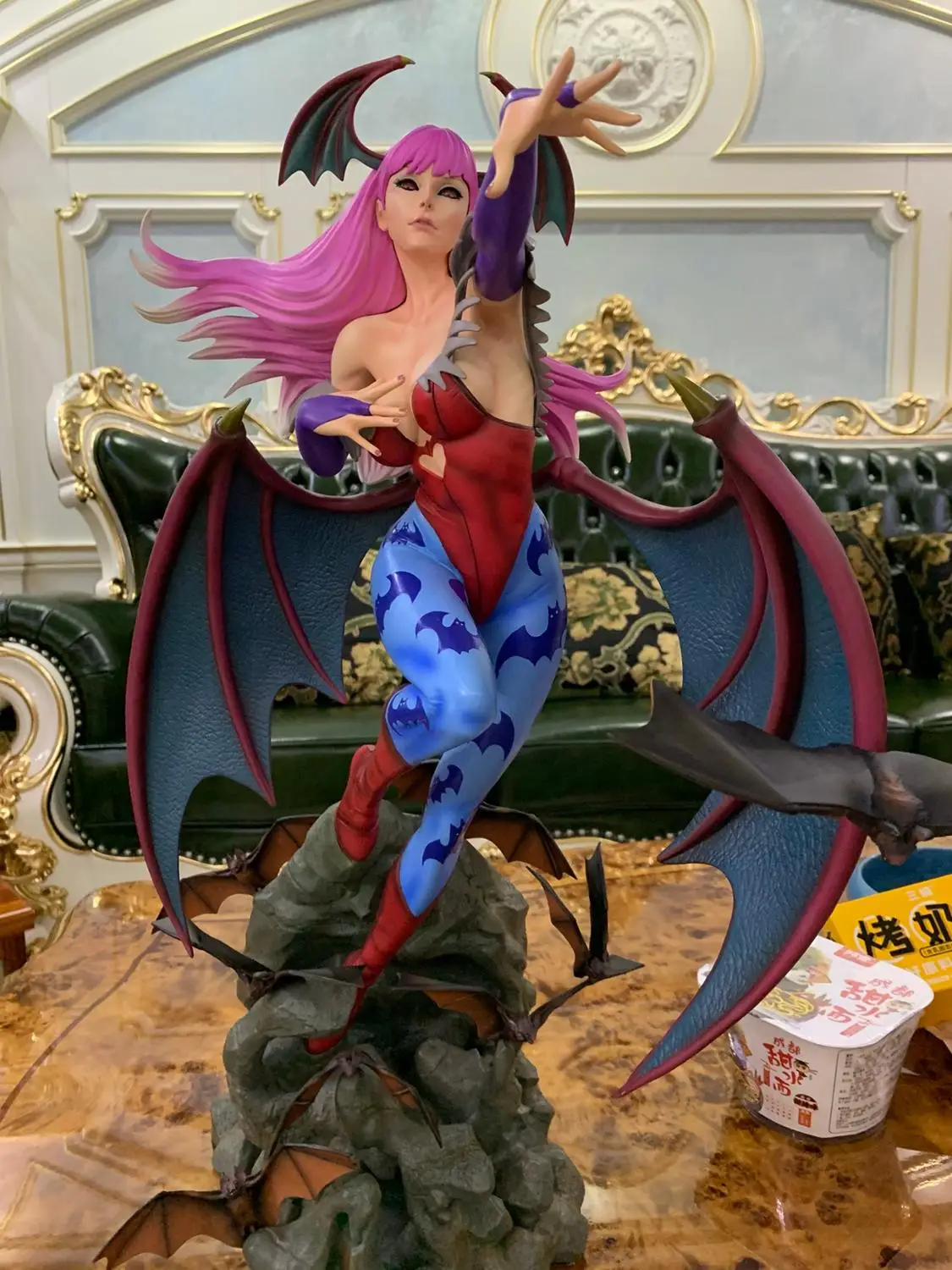 Высококачественные TFTOYS 1/4 весы Morrigan Aensland Vampire Succubus полноразмерная портретная